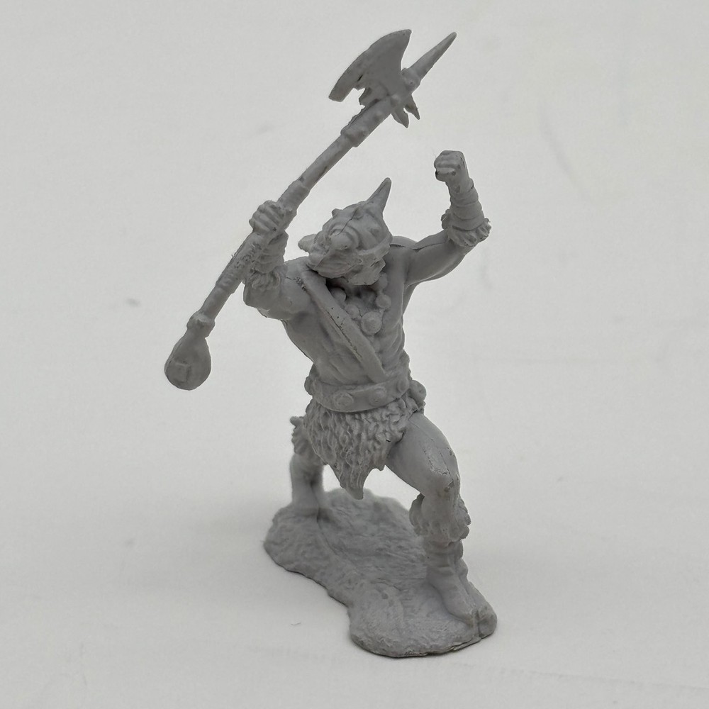 Barbarian Warrior Minis Miniature Unpainted Fantasy D&D Tabletop Games 2 inch