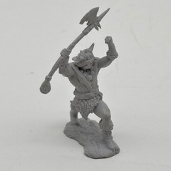 Barbarian Warrior Minis Miniature Unpainted Fantasy D&D Tabletop Games 2 inch