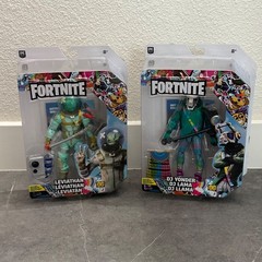 Lot of 2 Fortnite Action Figures Accessories Boxed DJ Gamer Gaming NEW