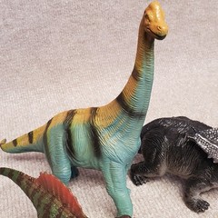 Dinosaur Toy Educational Figures Lot of 5 Unbranded Happy Kin Plastic Resin