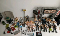 WWE WWF WCW ECW ACTION FIGURE LOT – 41 PIECES TITAN TRON