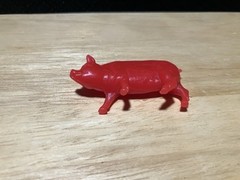 Unbranded Plastic Animals Lot Of 5 Vintage Varies Sizes