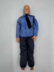 2021 Police Officer Action Figure Fully Jointed