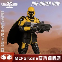 McFarlane Helldivers 2 TR40 Golden Eagle 1/10 Scale Action Figure