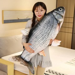 3D Simulation Goldfish Plush Toy 60cm Fancy Carp Stuffed Animal Sofa Pillow