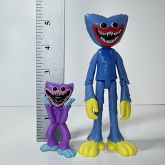 Poppy Playtime Scary Huggy Wuggy 5″ Blue And 2.5”Purple Set Action Figure