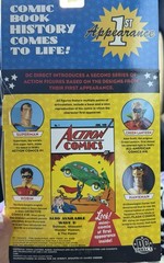 DC Direct Superman First Appearance Action Figure w/ Clothes, Comics Theme