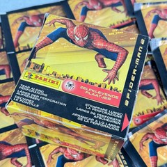 49x Vintage 2004 Spider-Man Packet of Panini Album Stickers Movie Marvel Comics