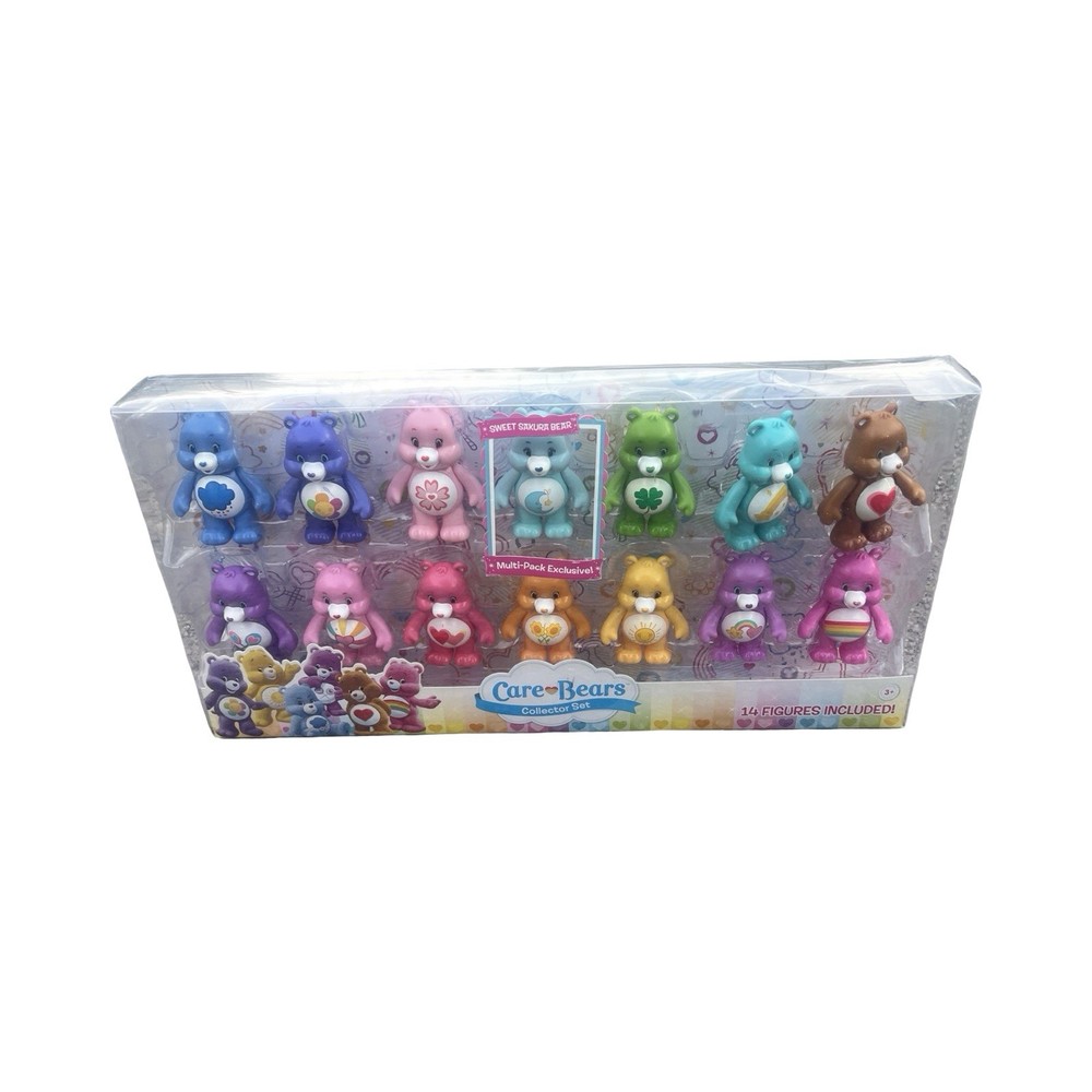 Care Bears 2016 Collector Set 14 Figures w/ Sweet Sakura Bear NEW FACTORY SEALED