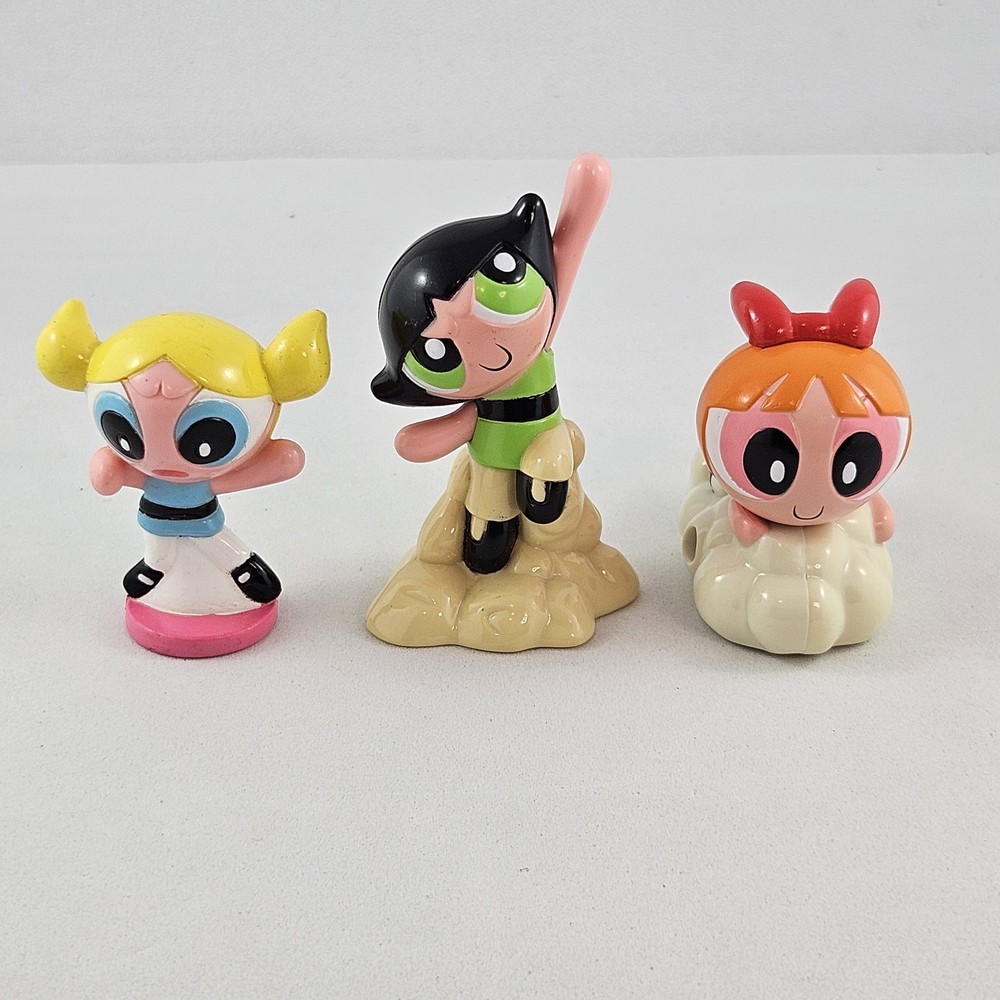 Powerpuff Girls mini figures Maxx Marketing lot of 3 Blossom Bubbles Buttercup