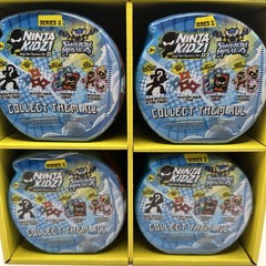 4 Ninja Kidz Shadow Masters Mystery Surprise Figures Series 2 NEW SEALED Collect
