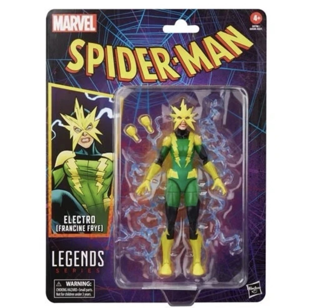 Marvel Legends Spider-Man Retro Electro Francine Frye 6″ Figure NEW Hasbro 2025
