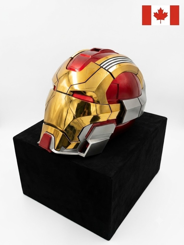 Iron Man MK17 Cosplay Helmet Wearable LED Mask Voice Touch Remote Control