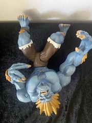1999 Street Fighter Alpha 3 Blue Blanka Round 1 ReSaurus Action Figure