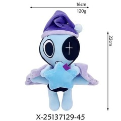 Dandy’s World Plush Gourdy Eclipse Pebble Rosy Ribecca Plushie Toy for Game Fans