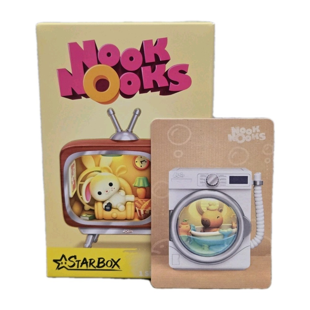Zuru NOOK NOOKS Starbox Blind Box CAPYBARA & WASHER Figure SERIES 1 (READ)