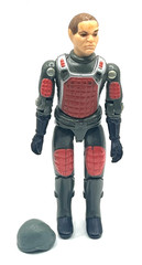 G I Joe 1982 Straight Arm GRAND SLAM w/ Helmet-new O ring/tight joints – read