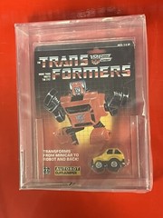 Sealed MOSC G1 1984 Transformers Cliffjumper Bumblejumper AFA 70 GRADED Like CAS