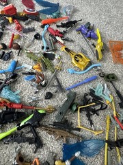 Power Rangers Batman Star Wars Marvel DC Other Parts Lot Weapons Accessories