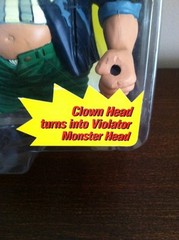 Spawn Clown AF w/Comic Book and Violator Monster Head AF MOC Still Sealed 1994!!