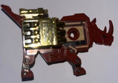 Vintage Transformers G1 Autobot Ramhorn Cassette 1986 Hasbro Takara Complete