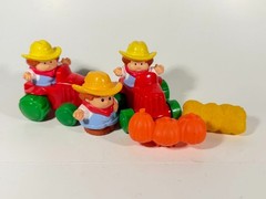 Little People Fisher Price Farmer Set Tractor Accessories Rare Retired Mattel