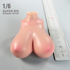 1/6 Female Suntan Huge Breast Kits Cover Model Fit 12” PH TBL Figure Body Doll