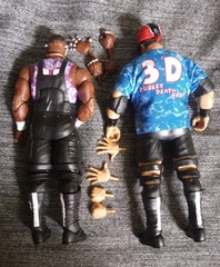 WWE Elite From The Vault Dudley Boyz Figure Lot ECW WWF WCW D-Von & Buh Buh Ray