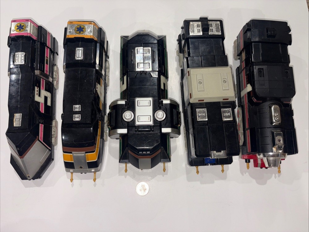 Power Rangers Light Speed Rescue Deluxe Supertrain Megazord Near Complete