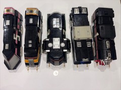 Power Rangers Light Speed Rescue Deluxe Supertrain Megazord Near Complete