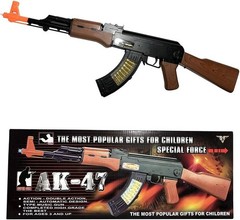 Special Forces AK-47 Children Special Toy Gun with Dazzling Light