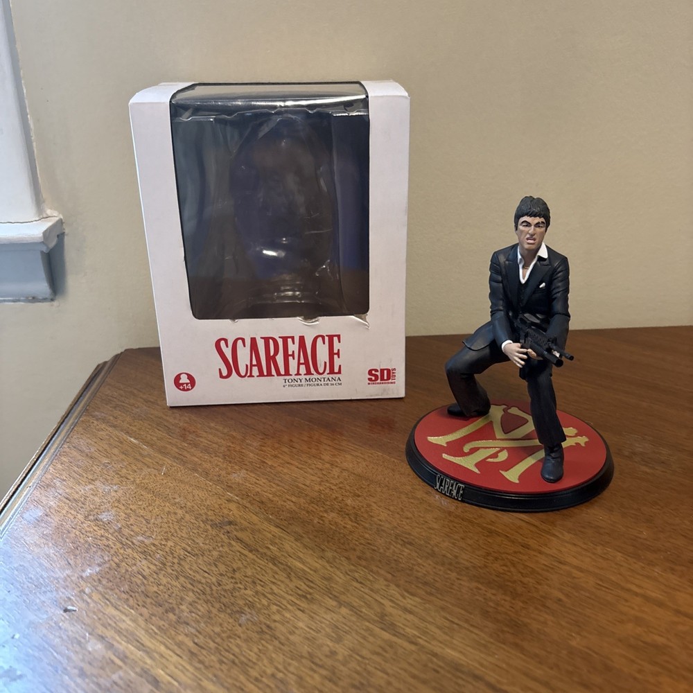 SCARFACE TONY MONTANA SHOOTING 6” FIGURE SD Toys Merchandising Factory Sealed