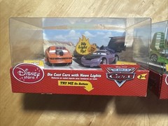 Disney Pixar Cars Disney Store Light Up Wingo DJ, Snot Rod & Boost neon Lights!!