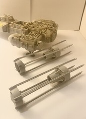 VINTAGE KENNER STAR WARS Y Wing Engine Set Complete Replacement Part REPRO 1983