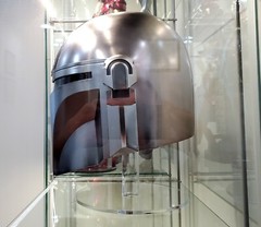 Clear Acrylic Helmet Stand – Full 1:1 Scale