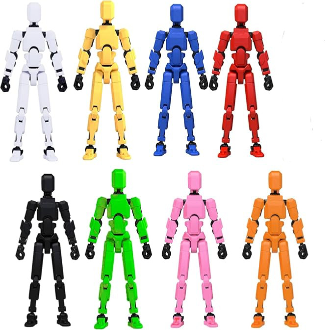 Titan13, Dummy 13, T13 Action Figure,Toy Robot, 3D Printed – Fully Assembled