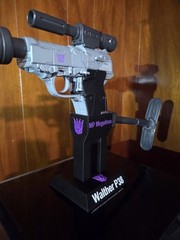 Transformers MP36 Megatron Customized Stand For Displaying Gun Mode 3D Printed