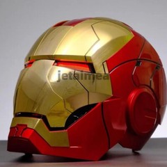 Iron Man Gold Mask Cosplay AUTOKING MK5 1:1 Helmet Wearable Voice-control New US