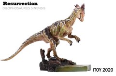 ITOY Dilophosaurus Figure with Base Animal Dinosaur Model Collections Gift Toys