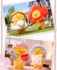 Upsetduck Landlubber Duck Act Cute Duck 16.5cm Action Figure Plush Doll Art Toys