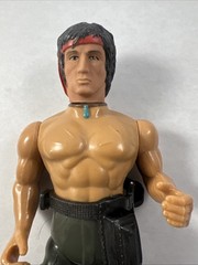 1986 Coleco Rambo Force of Freedom JOHN J RAMBO (Big Head) – Incomplete