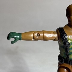 Vintage GI Joe Roadblock v1 Action Figure 1984 TIGHT NO CRACKS & Accessories