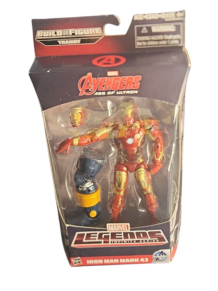 NEW IRON MAN 43 FIGURE 6 INCH MARVEL LEGENDS INFINITE SERIES BAF THANOS