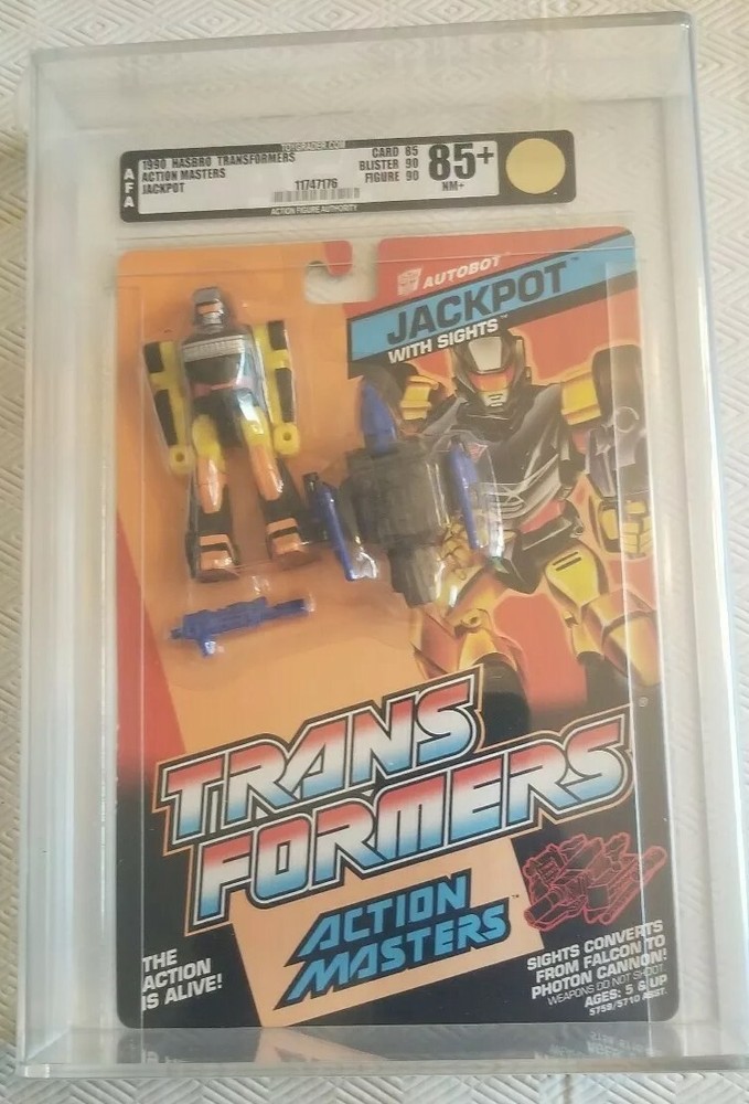Transformers Action Masters Jackpot (Hasbro 1990) AFA 85+ 85/90/90