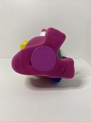 Vtg 1992 Lyons Group 7″ Barney Purple Dinosaur Coin Piggy Bank Back to School
