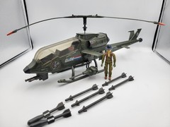 Vintage GI Joe 1983 Dragonfly 100% Complete W/ Wild Bill Figure Lot