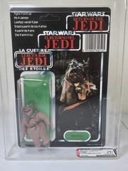 Vintage STAR WARS ROTJ Tri Logo ROMBA Ewok Unpunched CLIPPER CATALOG 🔥 AFA 75+