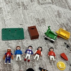 Unsearched Vintage Playmobil Figures And Accessories Lot Geobra 1974-1992 Parts