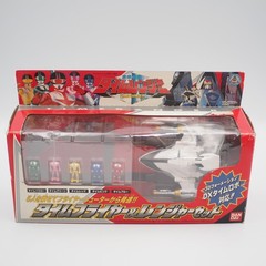Time Flyer & Ranger Set Mirai Sentai Timeranger Bandai Action Figure Used