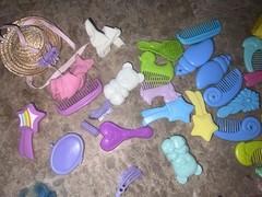 Vintage Lot of 80s Hasbro My Little Pony Dolls W/ Accessories